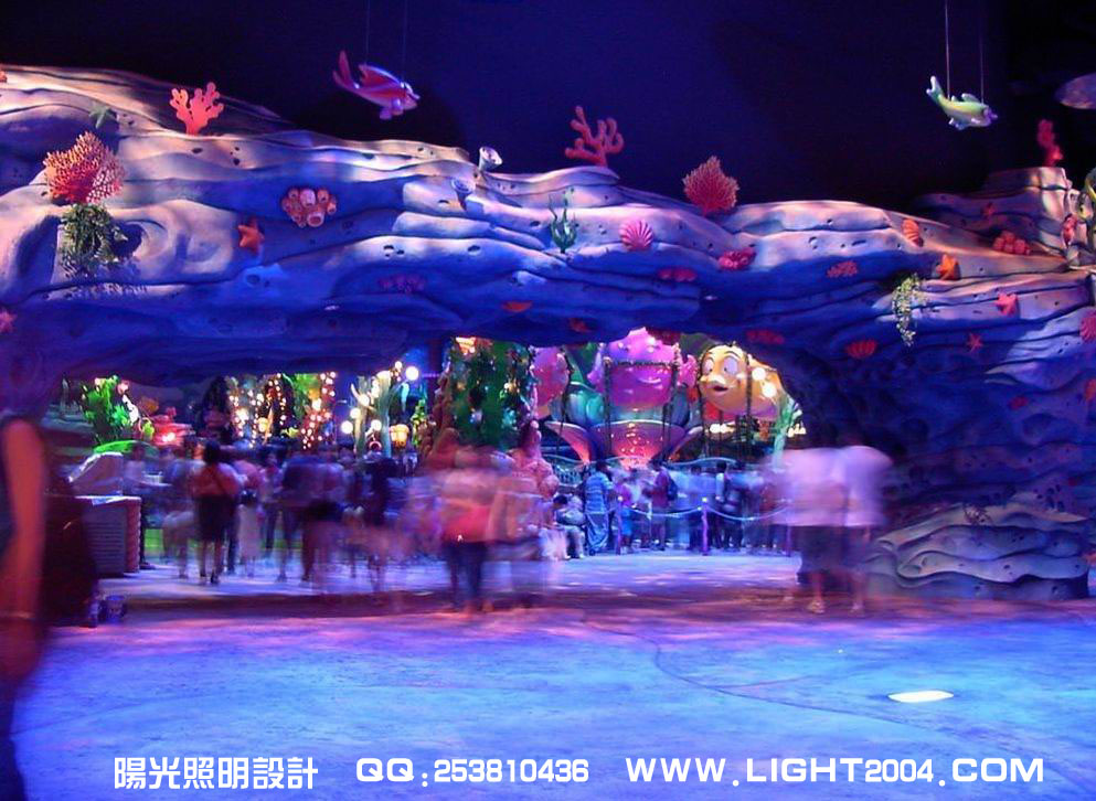 主题公园照明工程实景